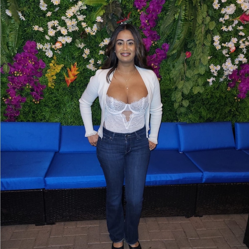 Women's White Lace Top